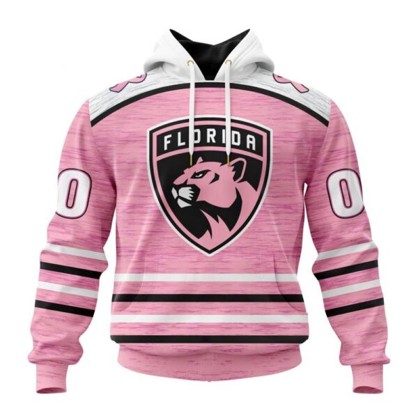 Personalized NHL Florida Panthers Hoodie Special Pink Fight Breast Cancer Design Hoodie