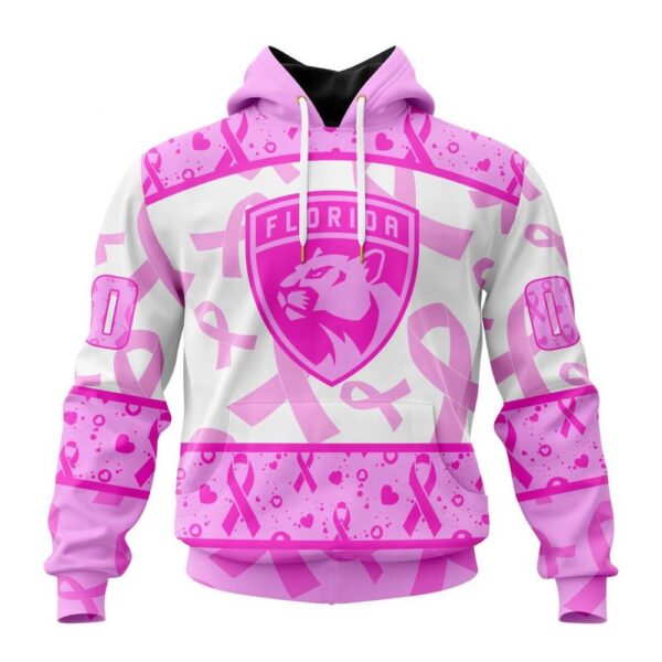 Personalized NHL Florida Panthers Hoodie Special Pink October Breast Cancer Awareness Month Hoodie