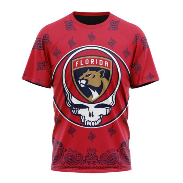 Personalized NHL Florida Panthers T-Shirt Special Grateful Dead Design T-Shirt