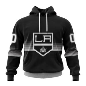 Personalized NHL Los Angeles Kings All Over Print Hoodie Special Black And Gradient Design Hoodie 1