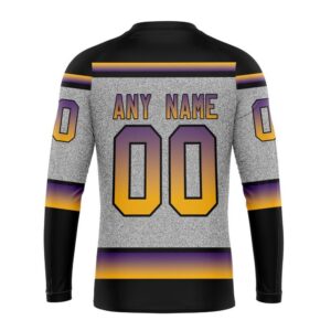 Personalized NHL Los Angeles Kings Crewneck Sweatshirt New Gradient Series Concept 2