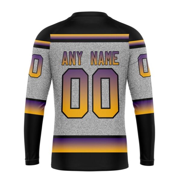 Personalized NHL Los Angeles Kings Crewneck Sweatshirt New Gradient Series Concept