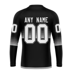 Personalized NHL Los Angeles Kings Crewneck Sweatshirt Special Black And Gradient Design 2