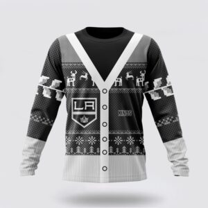 Personalized NHL Los Angeles Kings Crewneck Sweatshirt Specialized Unisex Sweater For Chrismas Season Sweatshirt 1