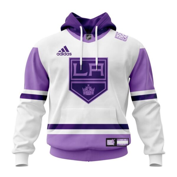 Personalized NHL Los Angeles Kings Hoodie 2024 Hockey Fight Cancer Hoodie