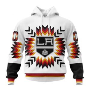 Personalized NHL Los Angeles Kings Hoodie Special Design With Native Pattern Hoodie 1 1