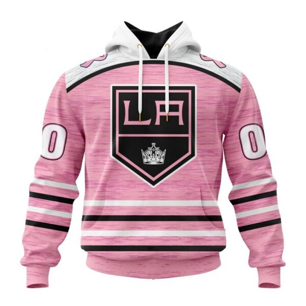 Personalized NHL Los Angeles Kings Hoodie Special Pink Fight Breast Cancer Design Hoodie