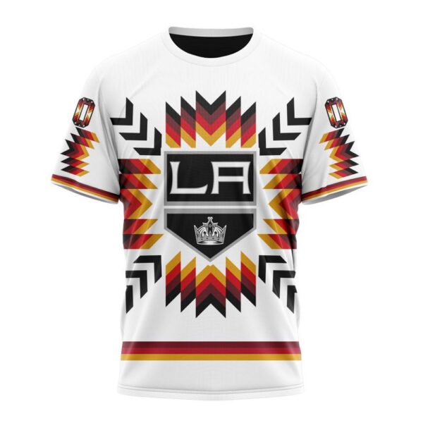 Personalized NHL Los Angeles Kings Special Design With Native Pattern T-Shirt