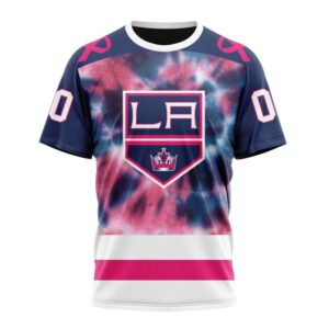 Personalized NHL Los Angeles Kings T Shirt Special Pink October Fight Breast Cancer T Shirt 1