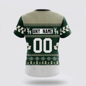 Personalized NHL Minnesota Wild 3D T Shirt Specialized Unisex Sweater For Chrismas Season T Shirt 2