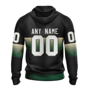Personalized NHL Minnesota Wild All Over Print Hoodie Special Black And Gradient Design Hoodie 2