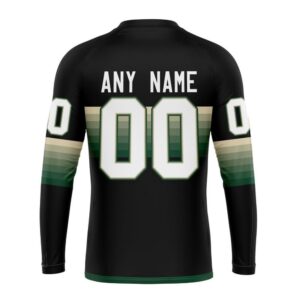 Personalized NHL Minnesota Wild Crewneck Sweatshirt Special Black And Gradient Design 2