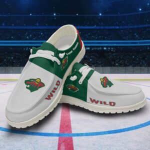 Personalized NHL Minnesota Wild Hey Dude Shoes For Hockey Fans