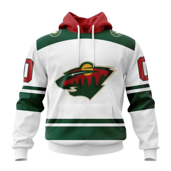 Personalized NHL Minnesota Wild Hoodie 2024 Away Kits Hoodie