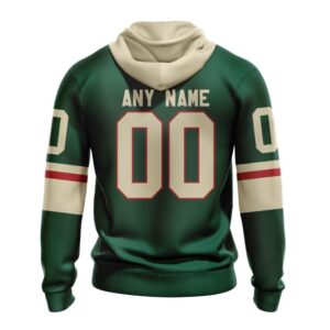 Personalized NHL Minnesota Wild Hoodie 2024 Home Kits Hoodie 2