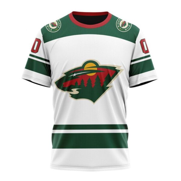 Personalized NHL Minnesota Wild T-Shirt 2024 Away Kits T-Shirt