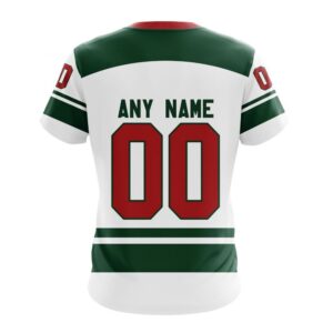 Personalized NHL Minnesota Wild T Shirt 2024 Away Kits T Shirt 2