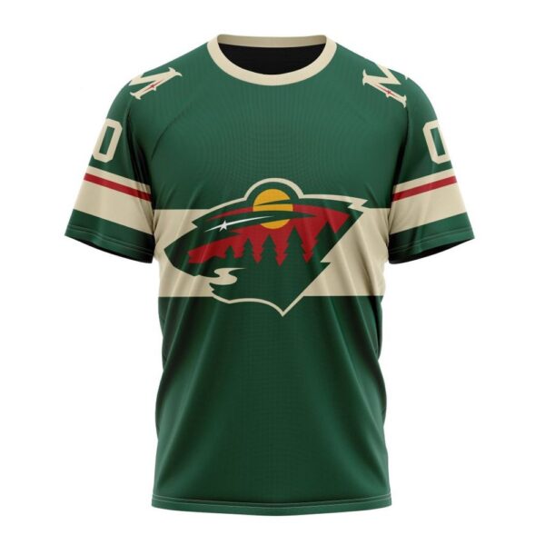 Personalized NHL Minnesota Wild T-Shirt 2024 Home Kits T-Shirt