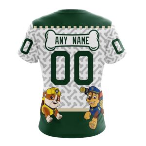 Personalized NHL Minnesota Wild T Shirt Special PawPatrol Design T Shirt 2