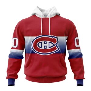 Personalized NHL Montreal Canadiens All Over Print Hoodie New Gradient Series Concept Hoodie 1