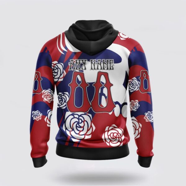 Personalized NHL Montreal Canadiens All Over Print Hoodie Special Grateful Dead Gathering Flowers Design Hoodie