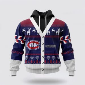 Personalized NHL Montreal Canadiens All Over Print Unisex Hoodie For Chrismas Season Hoodie 1