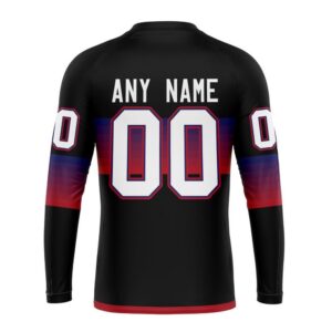 Personalized NHL Montreal Canadiens Crewneck Sweatshirt Special Black And Gradient Design 2