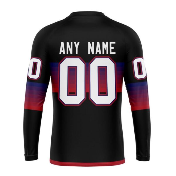 Personalized NHL Montreal Canadiens Crewneck Sweatshirt Special Black And Gradient Design