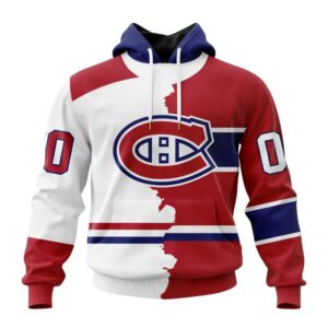 Personalized NHL Montreal Canadiens Hoodie 2024 Home Mix Away Hoodie 1