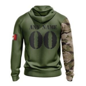 Personalized NHL Montreal Canadiens Hoodie Special Camo Skull Design Hoodie 2