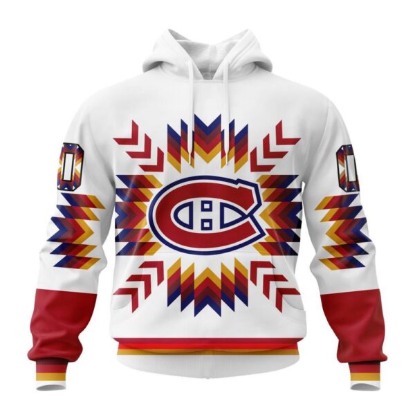 Personalized NHL Montreal Canadiens Hoodie Special Design With Native Pattern Hoodie