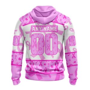 Personalized NHL Montreal Canadiens Hoodie Special Pink October Breast Cancer Awareness Month Hoodie 2