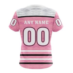 Personalized NHL Montreal Canadiens T Shirt Special Pink Fight Breast Cancer Design T Shirt 2