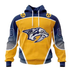 Personalized NHL Nashville Predators All Over Print Hoodie New Gradient Series Concept Hoodie 1