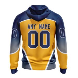 Personalized NHL Nashville Predators All Over Print Hoodie New Gradient Series Concept Hoodie 2