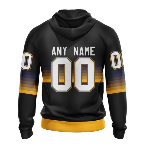 Personalized NHL Nashville Predators All Over Print Hoodie Special Black And Gradient Design Hoodie