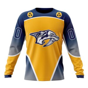 Personalized NHL Nashville Predators Crewneck…