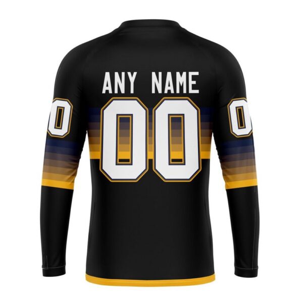 Personalized NHL Nashville Predators Crewneck Sweatshirt Special Black And Gradient Design