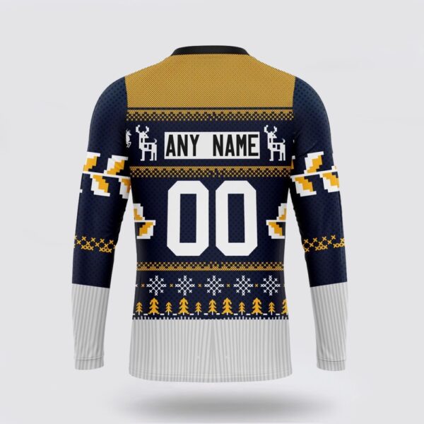 Personalized NHL Nashville Predators Crewneck Sweatshirt Specialized Unisex Sweater For Chrismas Season Sweatshirt