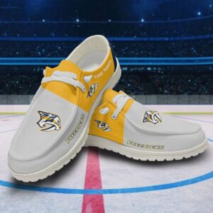 Personalized NHL Nashville Predators Hey Dude Shoes For Hockey Fans