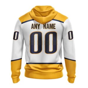 Personalized NHL Nashville Predators Hoodie 2024 Away With 25th Anniversary Logo Hoodie 2