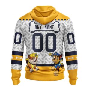 Personalized NHL Nashville Predators Hoodie Special PawPatrol Design Hoodie 2