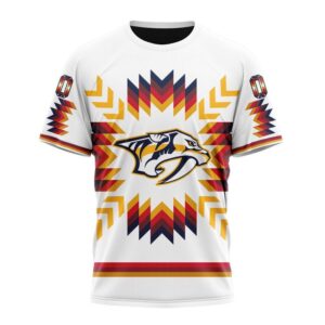 Personalized NHL Nashville Predators Special Design With Native Pattern T Shirt 1