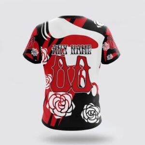 Personalized NHL New Jersey Devils 3D T Shirt Special Grateful Dead Gathering Flowers Design T Shirt 2