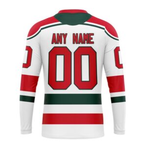 Personalized NHL New Jersey Devils Crewneck Sweatshirt 2024 Heritage Kits Sweatshirt 2