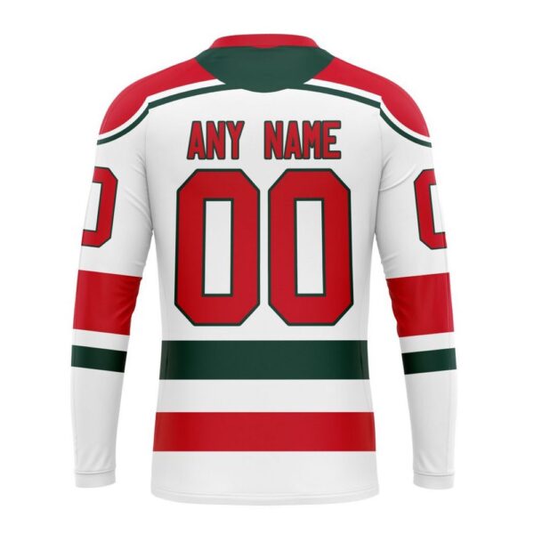 Personalized NHL New Jersey Devils Crewneck Sweatshirt 2024 Heritage Kits Sweatshirt