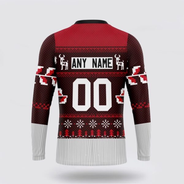 Personalized NHL New Jersey Devils Crewneck Sweatshirt Specialized Unisex Sweater For Chrismas Season Sweatshirt