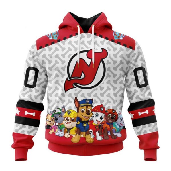 Personalized NHL New Jersey Devils Hoodie Special PawPatrol Design Hoodie