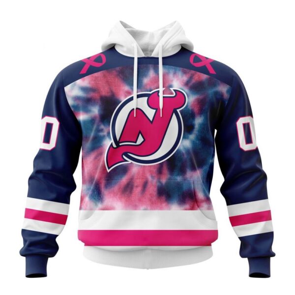 Personalized NHL New Jersey Devils Hoodie Special Pink October Fight Breast Cancer Hoodie