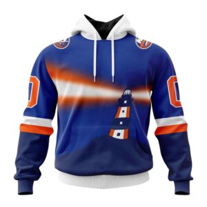 Personalized NHL New York Islanders All Over Print Hoodie New Gradient Series Concept Hoodie 1